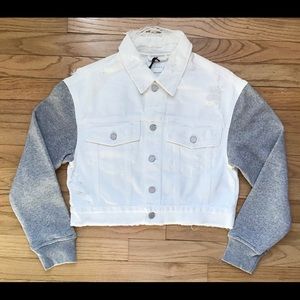Blank NYC XS Distressed Jean Jacket